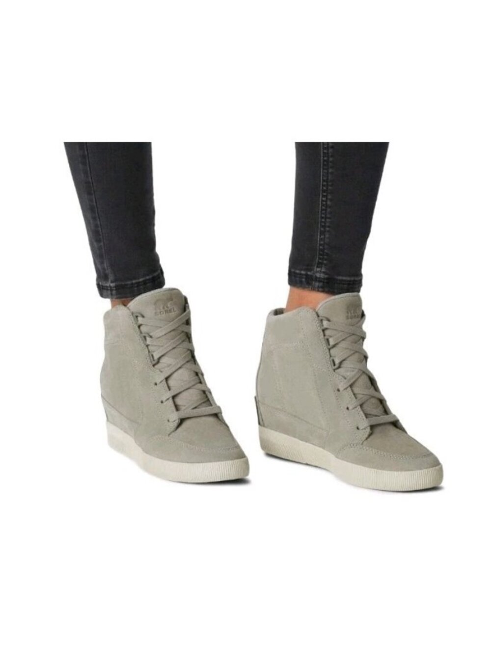 Sorel Women's Out 'N About Wedge Booties Ankle Boots Suede Leather Size 8.5 New